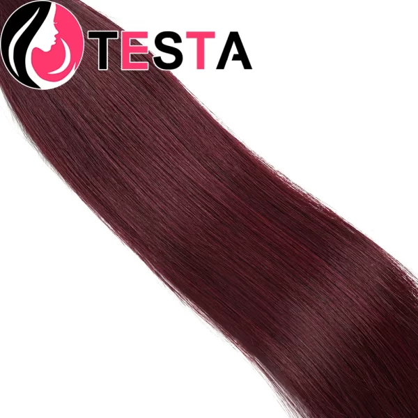 #99J Colored Straight Human Hair Bundles Brazilian Remy Hair Extentions For Women Best Wholesale Bundles On Promotion 100g/pcs - Image 5