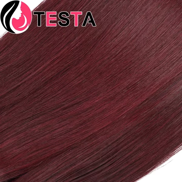 #99J Colored Straight Human Hair Bundles Brazilian Remy Hair Extentions For Women Best Wholesale Bundles On Promotion 100g/pcs - Image 4