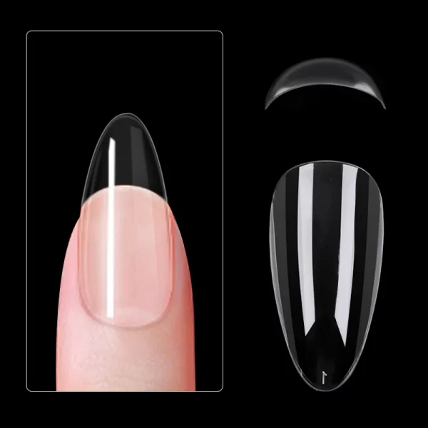 120pcs Nail Extension Press on Nails Coffin Nail Tips Clear Full Cover Long Fake Nails Artificial Press on Long Ballerinas - Image 19