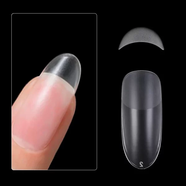 120pcs Nail Extension Press on Nails Coffin Nail Tips Clear Full Cover Long Fake Nails Artificial Press on Long Ballerinas - Image 8