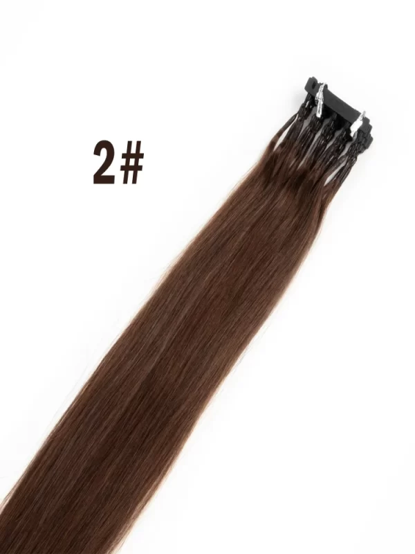 6D 2nd Generation Extensions 100% Human Hair 40-60cm 10pcs/set Invisible Micro Beads Hair Real Natural Human Hair - Image 6