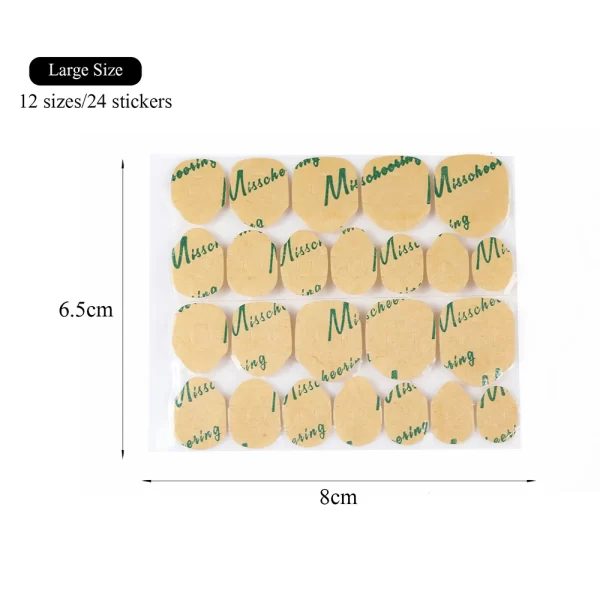 240Pcs Double Side Nail Jelly Glue Sticker False Nail Glue Paper For Fake Nails Clear Jelly Gel Pad Press On Nails Manicure Tool - Image 5