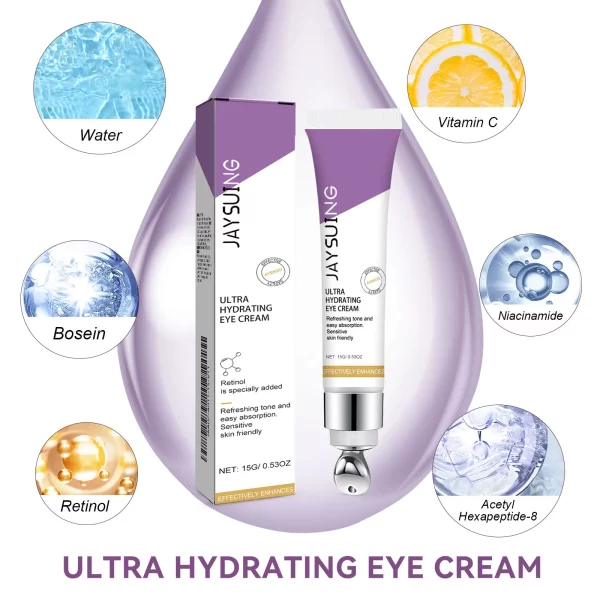 Retinol Remove Wrinkle Eyes Cream Instant Firming Lifting Fade Fine Lines Eye Bags Anti Dark Circle Brightening Beauty Skin Care - Image 6