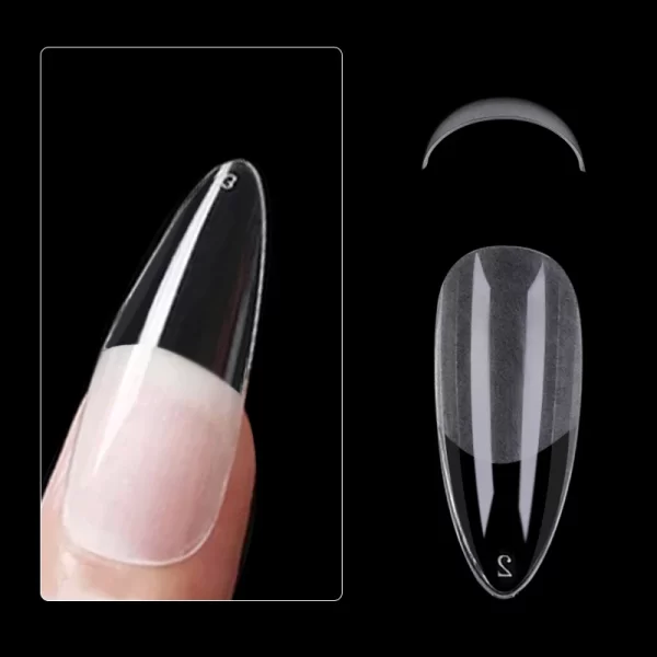 120pcs Nail Extension Press on Nails Coffin Nail Tips Clear Full Cover Long Fake Nails Artificial Press on Long Ballerinas - Image 15