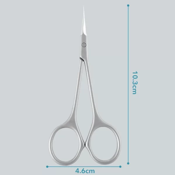 Stainless Steel Cuticle Scissors Dead Skin Remover For Nails Art Clippers Russian Nail Scissors Manicure Curved Tip Scissor - Image 6